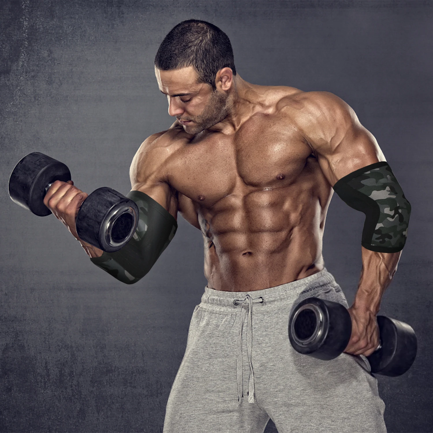 Компрессионные налокотники 1 пара 7 мм поддержка рук защитные рукава для