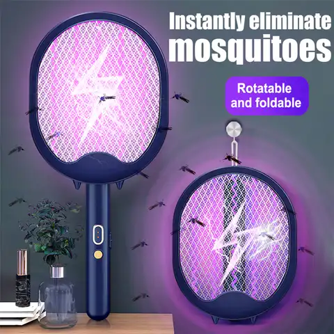 Устройство для уничтожения насекомых, Usb-зарядка, ловушка для комаров, электрическая ракетка для съемки насекомых