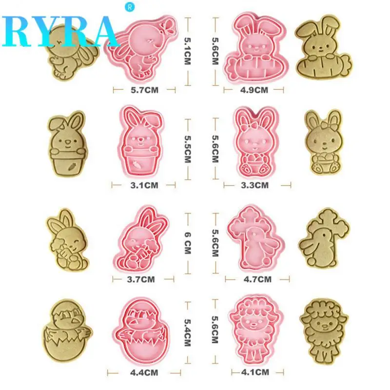 

Инструмент для выпечки в виде мультяшного кролика, 8 шт./комплект