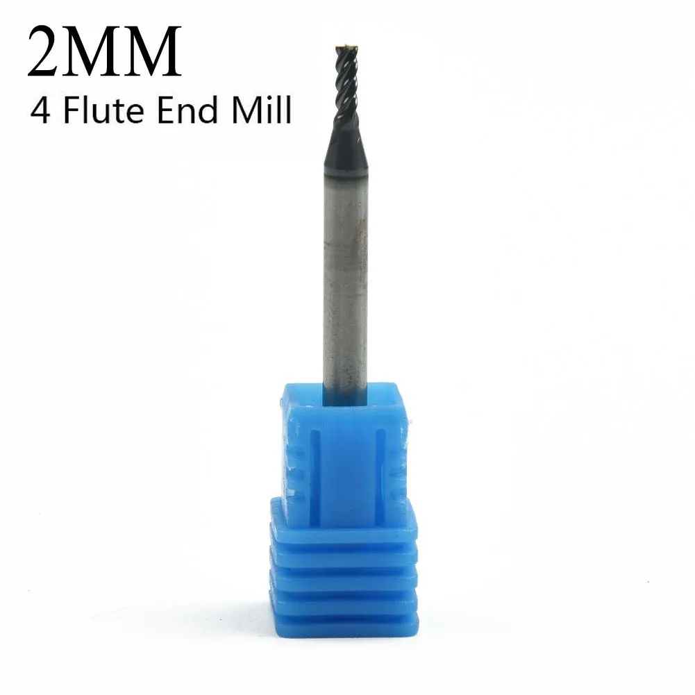 

1 Pc Milling Cutter Solid Carbide End Mill 4 Teeth - AlTiN Coating Solid Carbide Milling Cutter HPC 1MM ~ 20MM Hand Tools