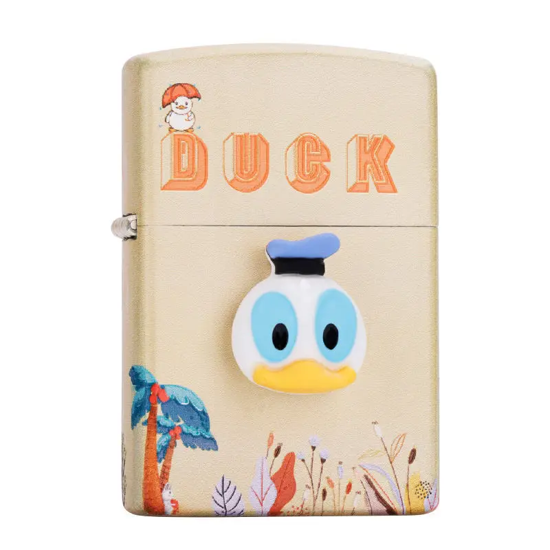 

Zorro Lighter Retro Sticker Cartoon Creative Personality Cute Cartoon Pure Copper Women's Lighter