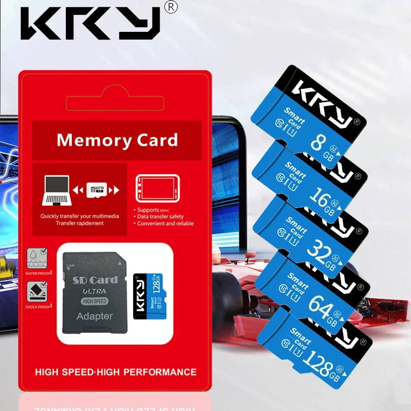 Micro TF SD Card 128GB 64GB 32GB 16GB 8GB Class 10 Memory Card 128 64 32 16 8 GB SD TF Card Micro TF SD Memorycard For Phone