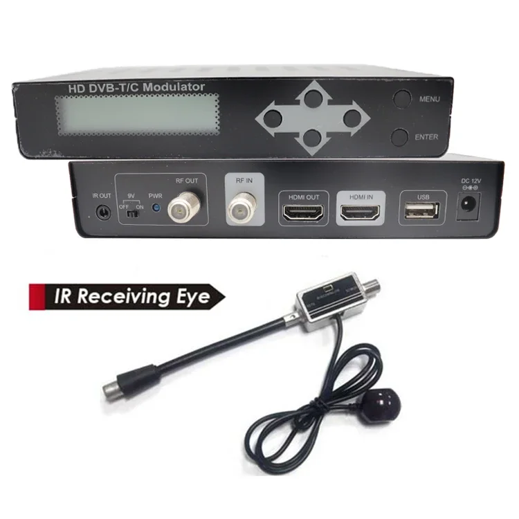 Новые стандартные продукты 4K Full HD 1-канальный цифровой энкодер HDMI TO RF DVB-T/C DVB-T+C DVBT