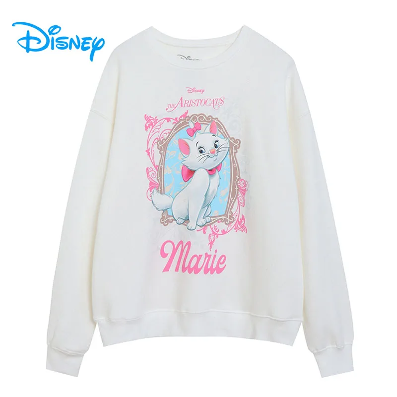 Женский флисовый свитшот Disney с принтом кота Марии