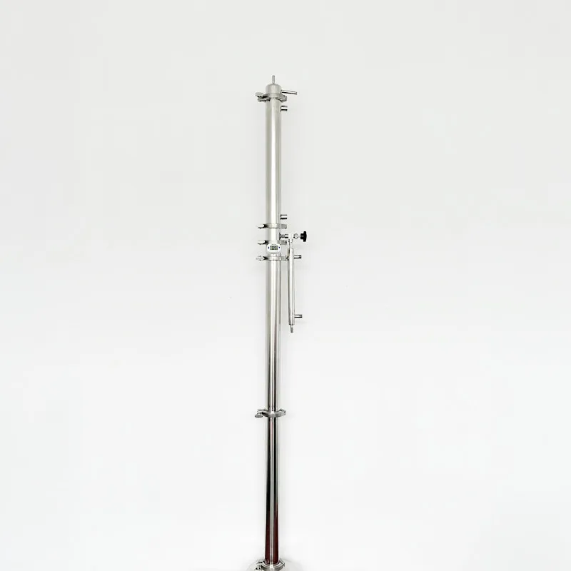 2 &quotнаружная колонна диаметром 64 мм рефлюксная для дистилляции санитарная