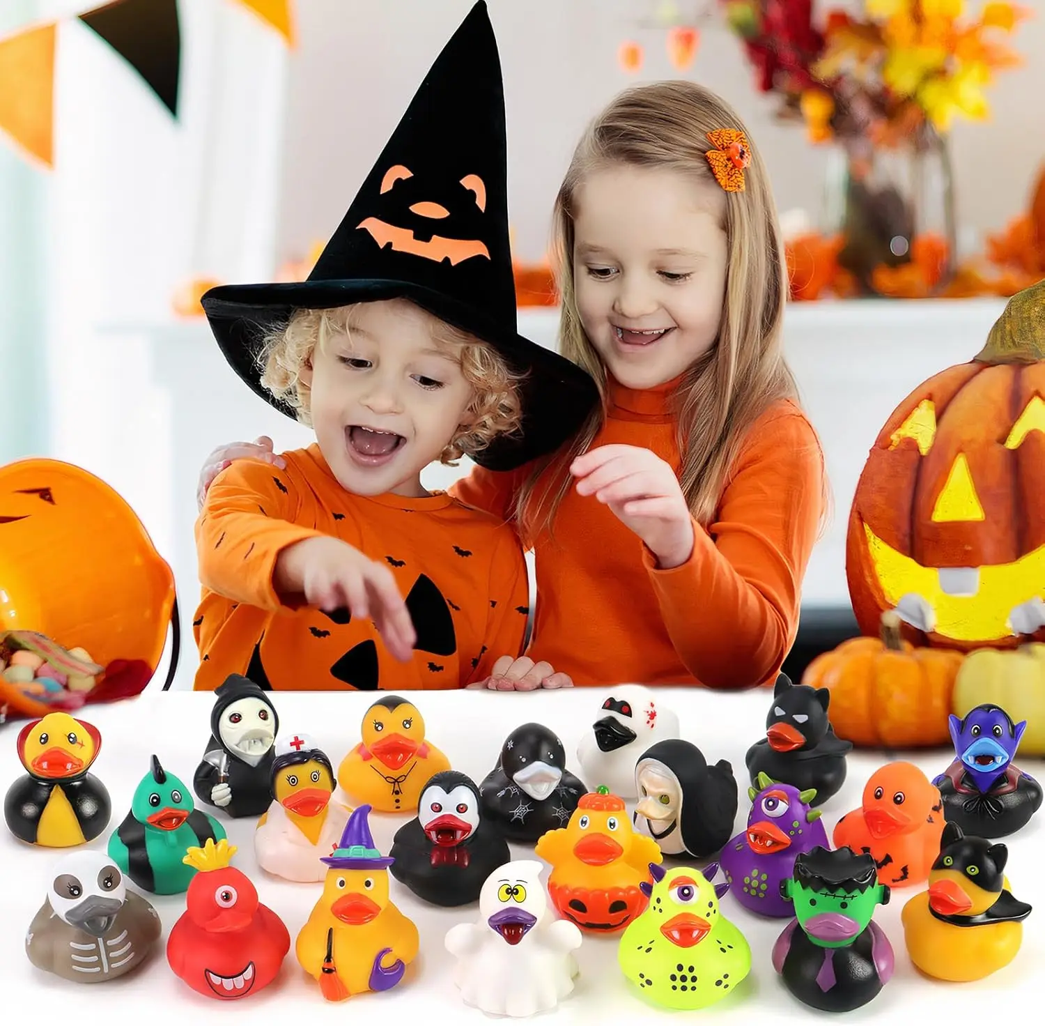 

Силиконовые утки на Хэллоуин