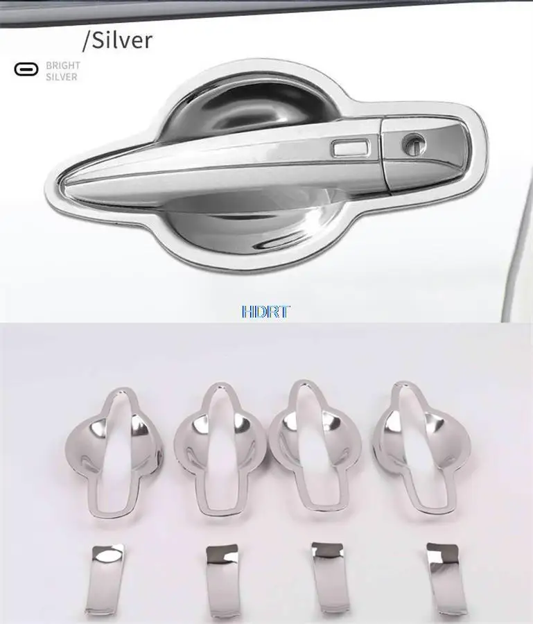 Для Nissan Altima Teana 2019 2020 углеродное волокно ABS Хромированная дверная ручка Чаша