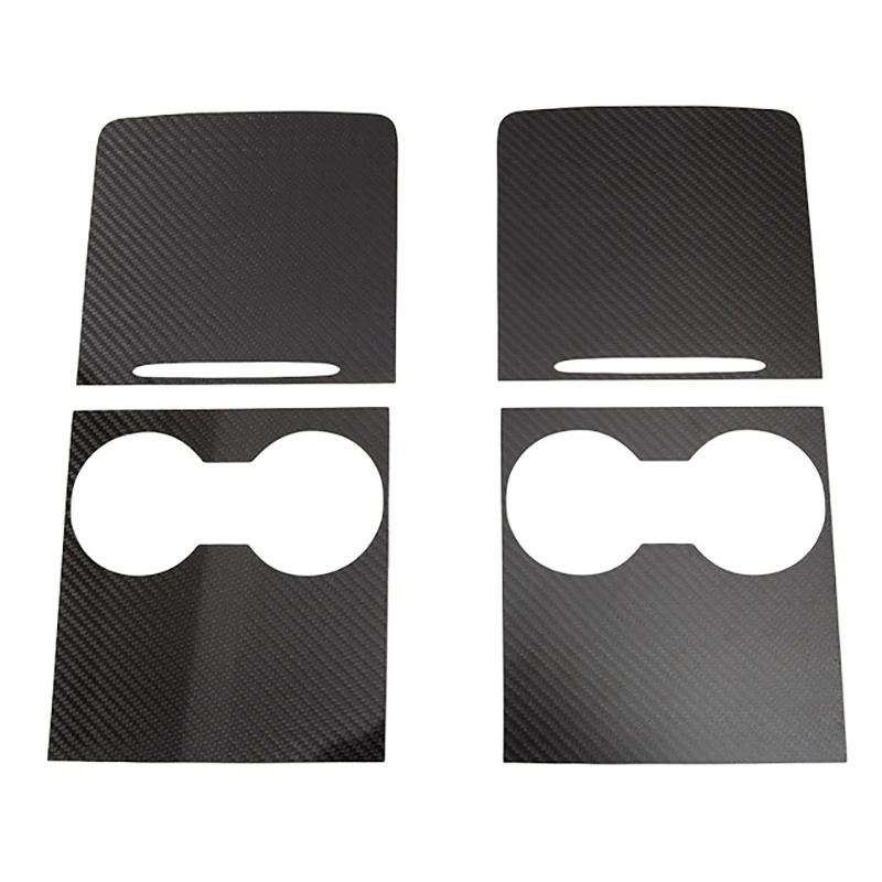 

For Tesla Model 3 Y 2021 Center Console Cover Sticker True Carbon Fibre Central Control Panel Protective Patch