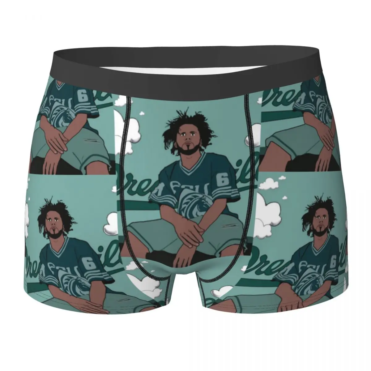 

Dreamcole Underwear j cole rapper tour music Pouch Trenky Boxer Shorts Printed Shorts Briefs Comfortable Underpants Plus Size