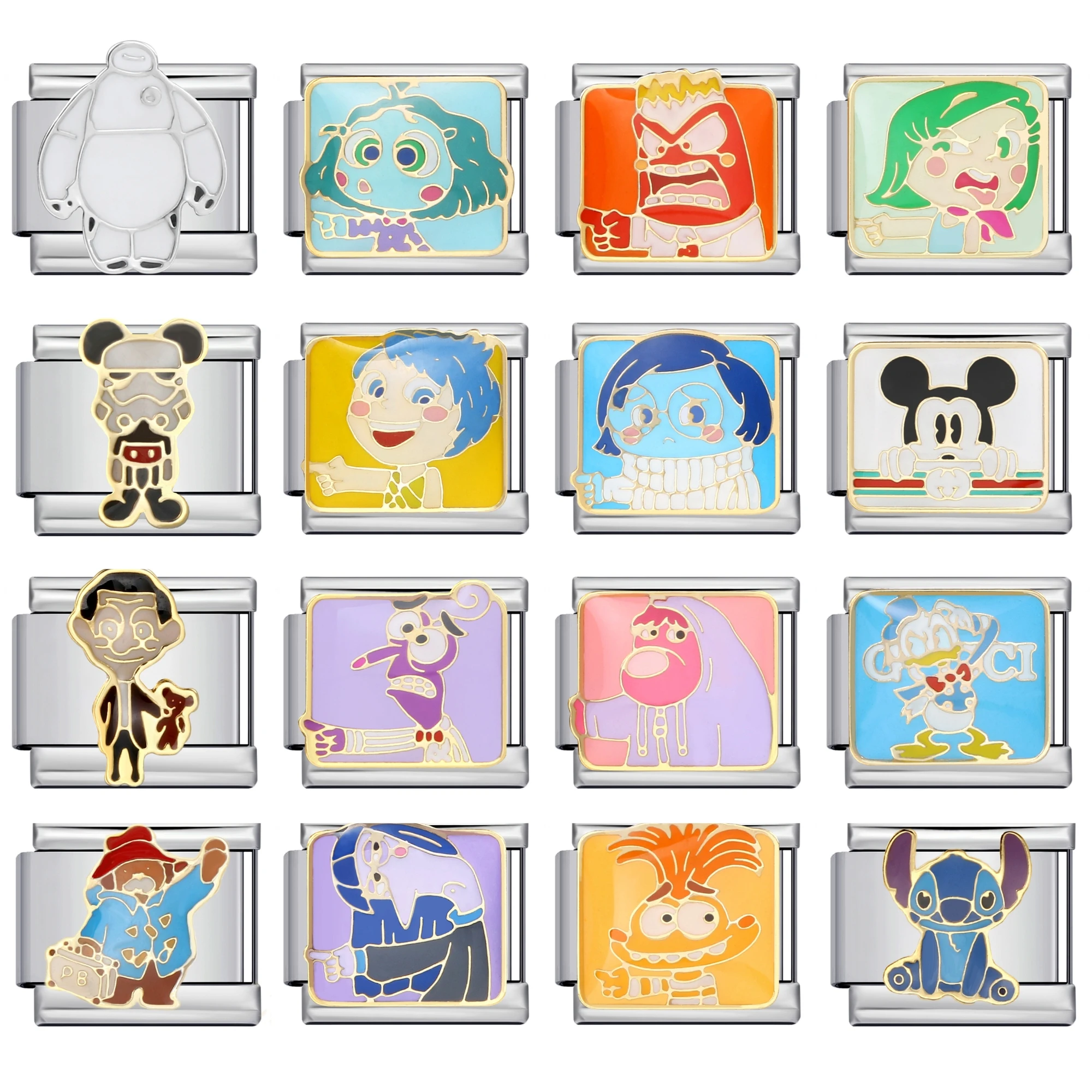 Забавный персонаж мультфильма Диснея Дональд Дак итальянский шарм для браслета