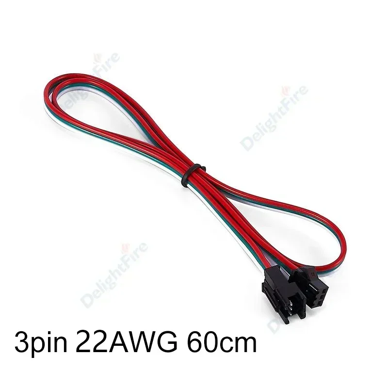 

2 3 4-контактный разъем JST SM Кабель 22 20 AWG «папа-мама» Проводной разъем для RGB WS2812B Светодиодная лента CCTV Лампа Пиксельный свет
