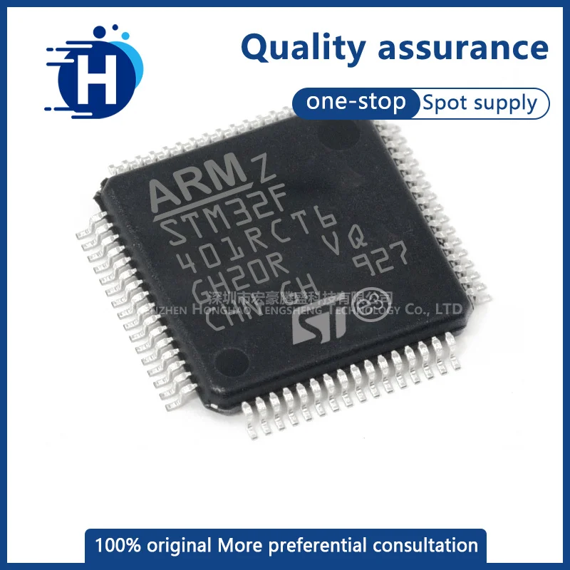 

Original genuine STM32F401RCT6 LQFP-64 ARM Cortex-M4 32-bit microcontroller MCU