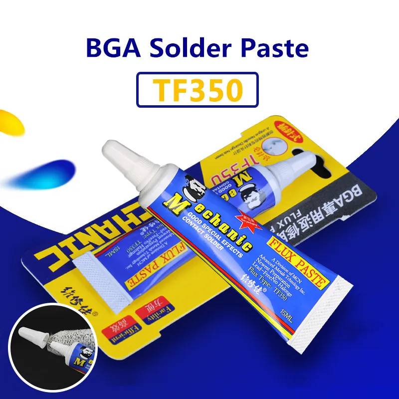 

MECHANIC TF350 15ML BGA CPU Repair Welding Aid Mobile Phone Maintenance Soldering Oil Wash Free Flux Paste