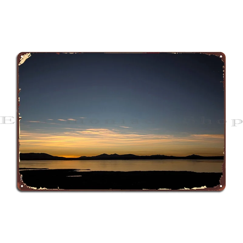 Металлический знак Sunrise в Боливии, Ретро стиль, индивидуальный фотопостер