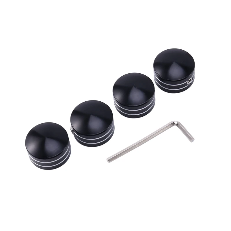 

Black CNC Aluminium Alloy Engine Cylinder Screw Cap For T750 883 1200 72 X48 Touring Street Glide 4PCS