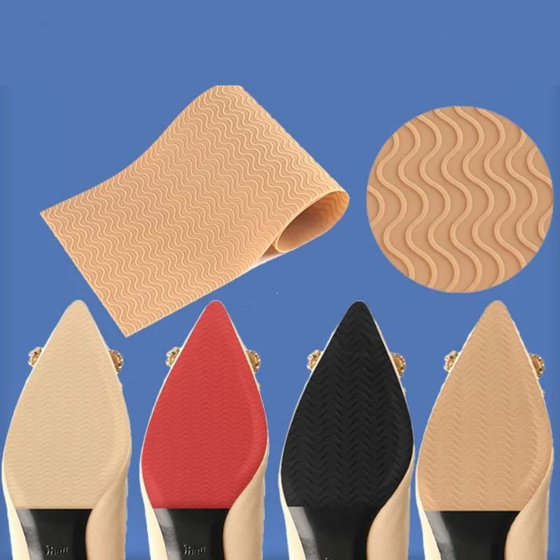 

Women Shoe Sole Pad for Repair Soling Sheet Rubber Self-adhesive Protector Anti Slip Cover Replacement Sticker Care Soles Insole