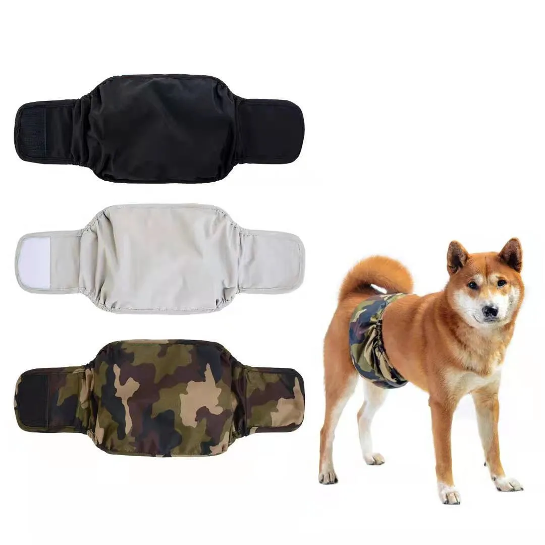 

Male Dog Belly Band Wraps, Washable Incontinency Physiological Belt, Reusable Physiological Sanitary Pants for Dogs