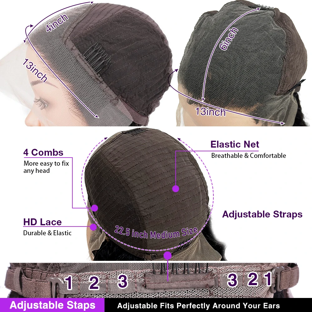 Рисунок 6 - Парики без клея с глубокой волной