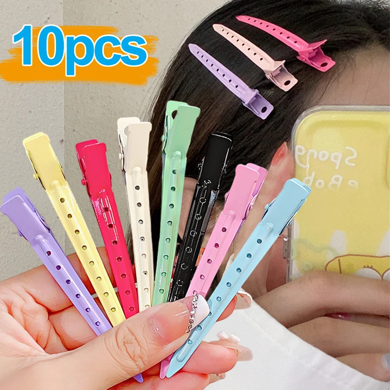 

1/10Pcs Color Metal Professional Salon Hair Clips Hair Styling Tools DIY Hairdressing Hairpins Barrettes Headwear Accessories