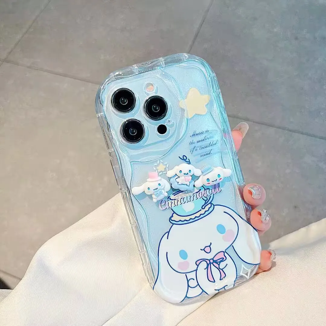 Фото Чехол-браслет с 3D-куклой My Melody Cinnamoroll для VIVO V70 FE V60 V50 V40 Lite V30 V30E V29E V27E V25E V23E V27 V25 Y05 Y400 Pro №5
