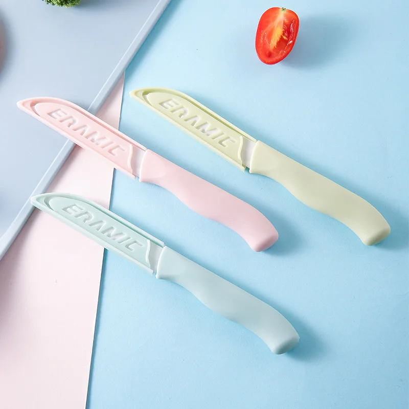 

Household ceramic fruit knife mini small cute portable multifunctional sharp porcelain knife lemon knife melon and fruit knife