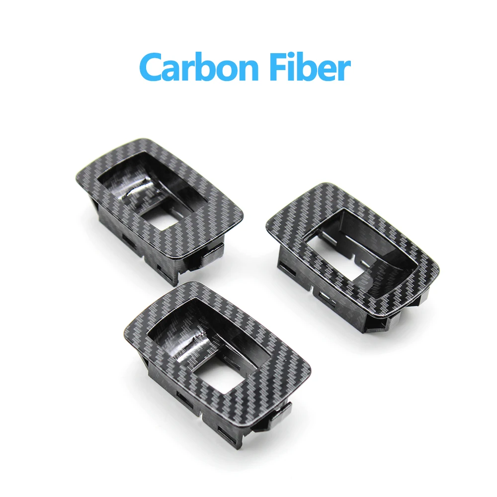 

Сменная панель переключателя передней и задней крышки окна пассажирской двери для BMW 3 серии E90 E91 316 318 320 325 328i 2004-2012, 3 шт.