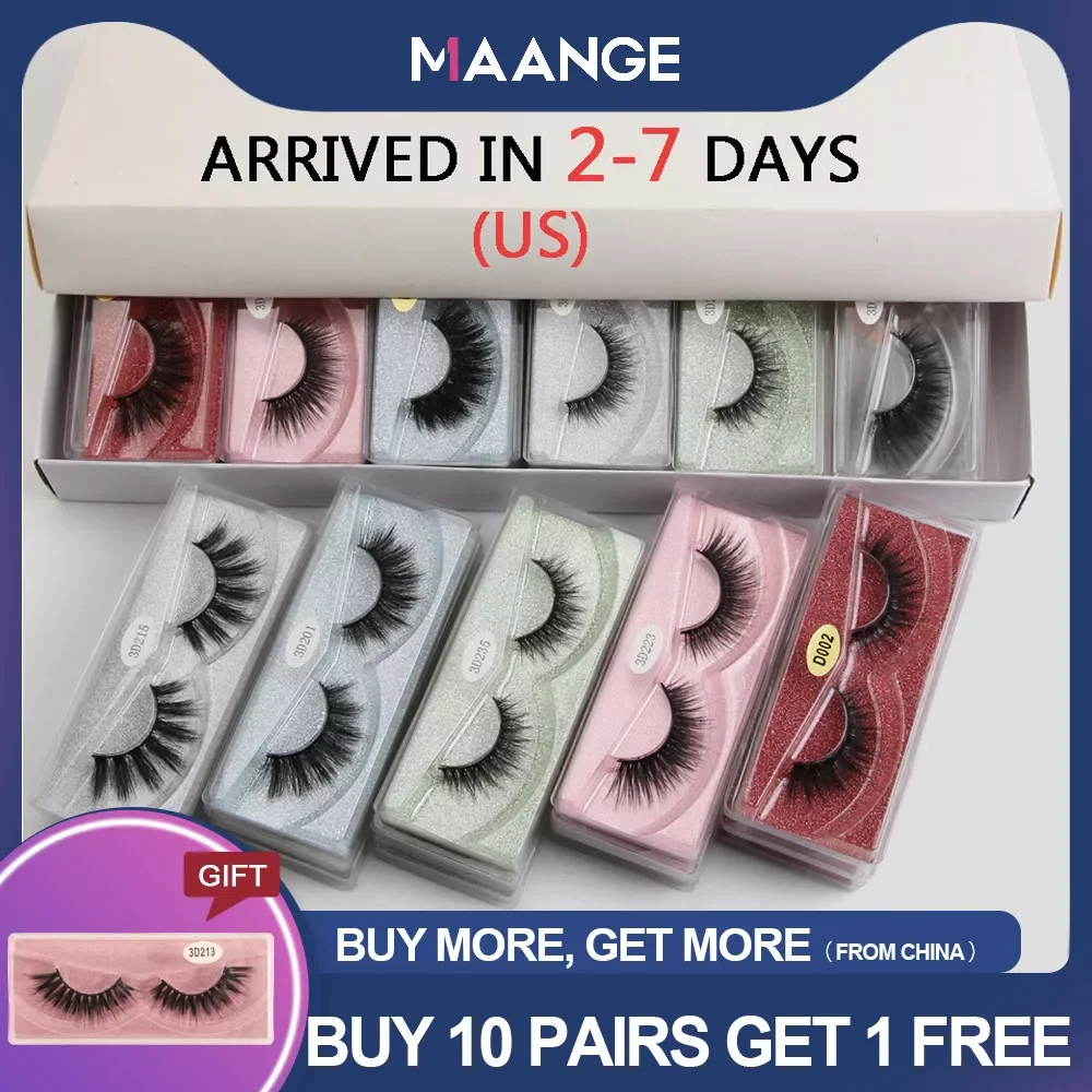 

NEW2023 10/30/50/100pcs Wholesale Eyelashes 3d Mink Lashes Natural Mink Make Up Lashes Extension for Beauty Mink Fluffy Lash Bul