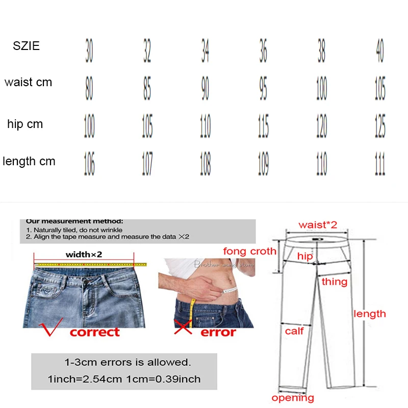 2023 Light Blue Men's Ripped Jeans Straight Slim Non-stretch Denim Pants Designer Street Casual Long Trousers Dropshipping
