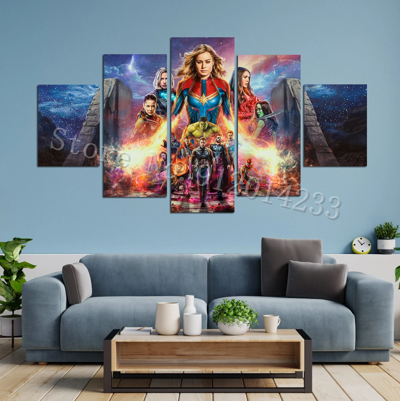 Набор для рисования на холсте мстители 5 шт. |