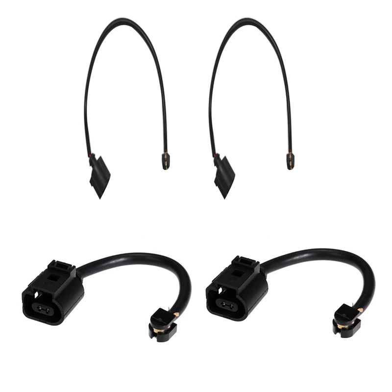 

2Pairs Front + Rear Brake Pad Sensor 95861236500 95861236550 For Touareg 7P5 7P6 -PORSCHE Cayenne 92A -Panamera 970