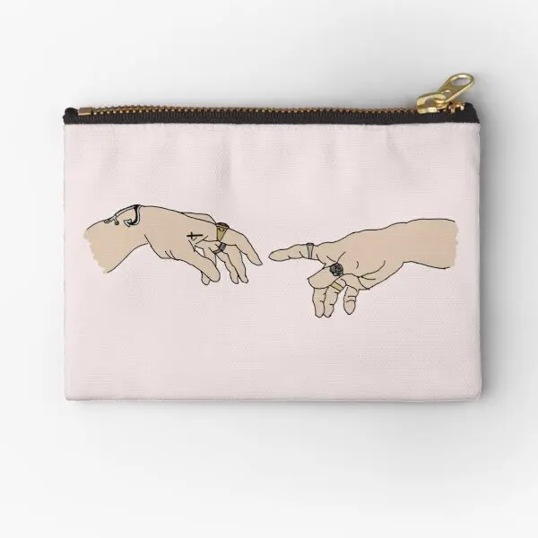 

The Creation Of Styles Inspired Sketch Zipper Pouches Storage Socks Wallet Men Women Bag Money Packaging Cosmetic Coin Key