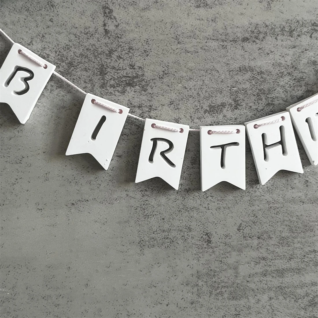 Рождественская подвеска с буквенным флагом силиконовая форма 26 алфавитом