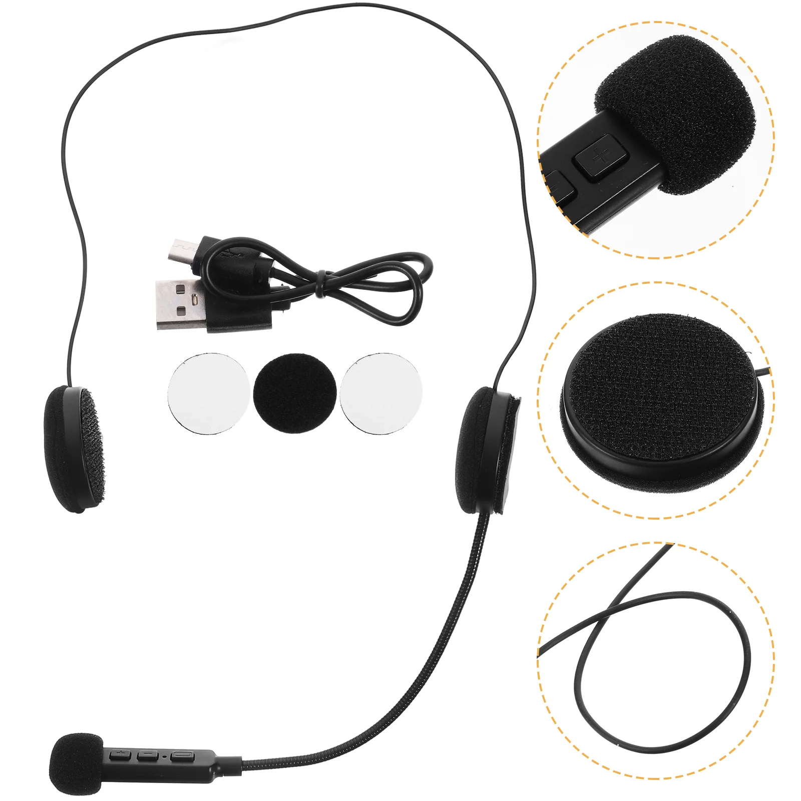 

Motorcycle Headset Ski Headphones Wireless Ear Outdoor Earphone Hands-free Earbuds