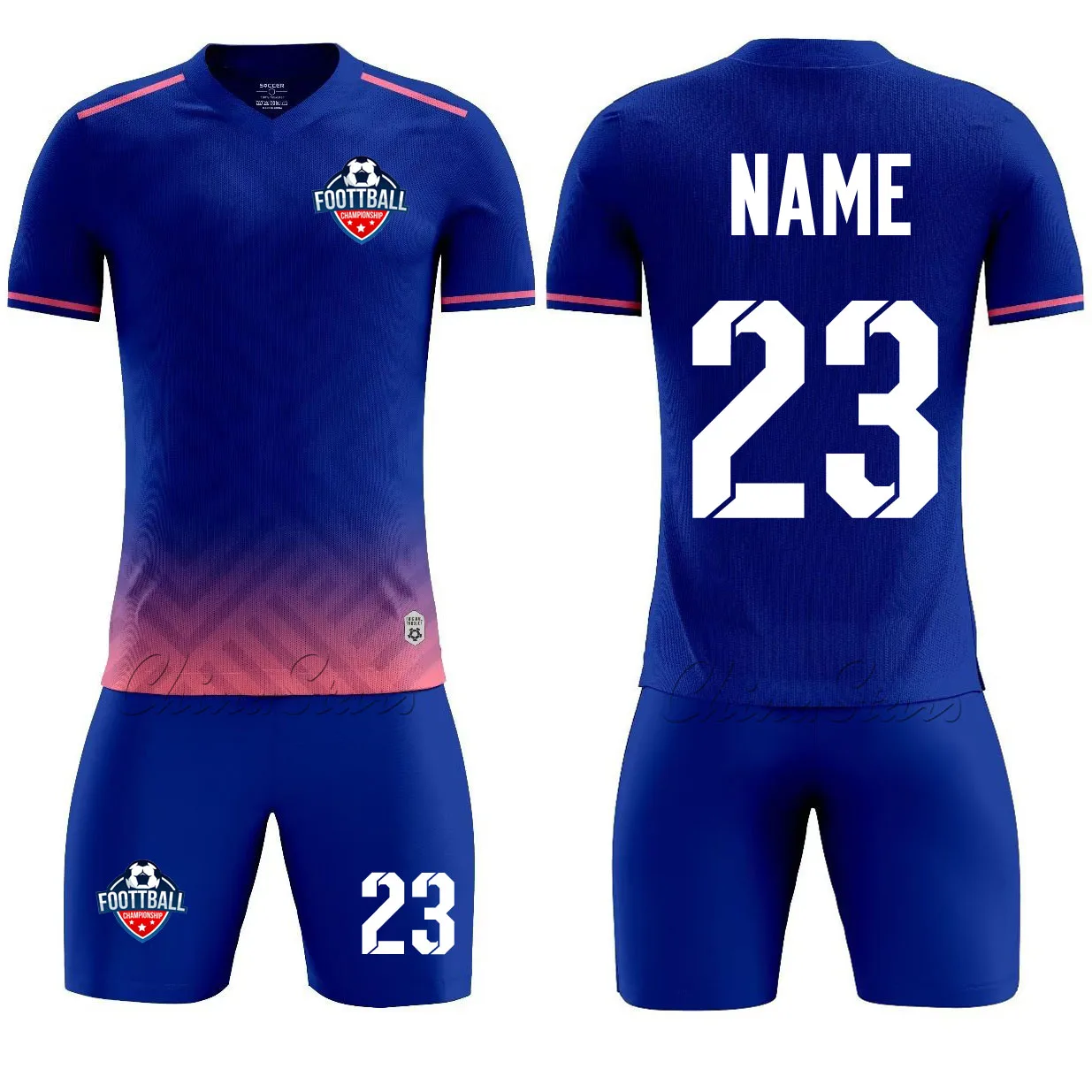 

Hot Men Boys Soccer Kit Sets 2023 New Youth Club Football Jerseys Quick Dry Soccer Tracksuit Survetement Sportswear Customized