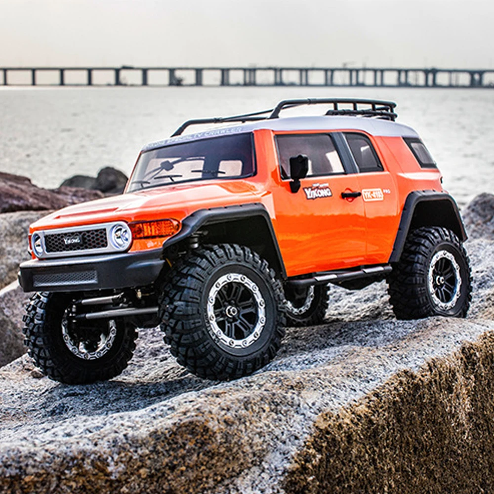 Радиоуправляемый автомобиль 1/10 YK4103, профессиональный альпинистский автомобиль с дифференциальным замком, высокая и низкая передача, дверной мост, внедорожник, игрушечный автомобиль для взрослых