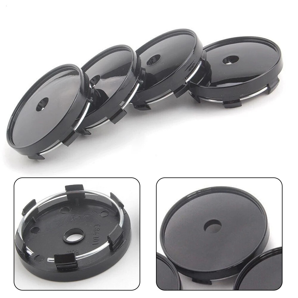 

Car Spare Parts New Style Practical To Use Car Wheel Center Cap Car Wheel Center Cap 4pcs Black Center Hub Cap