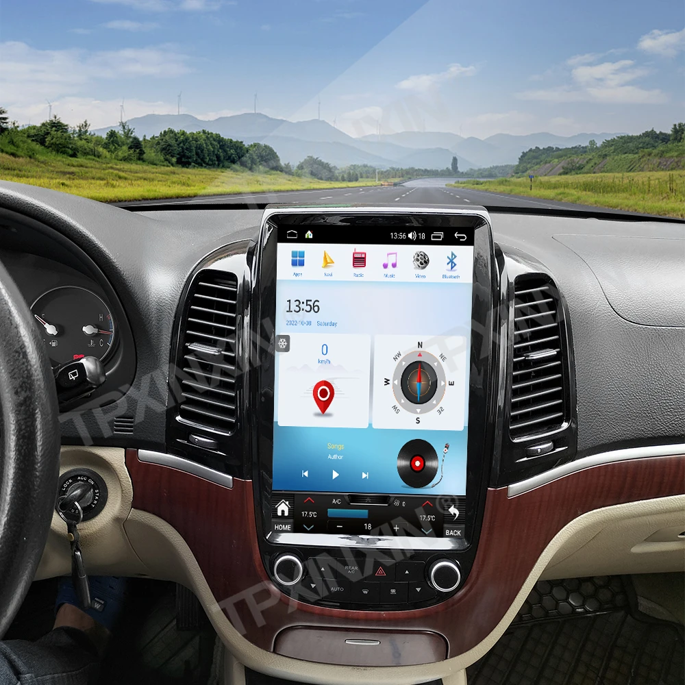 

Android 12 для Hyundai Santa Fe 2006-2012 автомобильное стерео радио с экраном Tesla Радио мультимедийный плеер GPS-навигация головное устройство