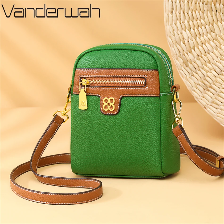 

Luxury Leather Designer Mini Cell Phone Bag Small Shoulder Bag for Women 2022 Female Purses Handbags High Quality Crossbody Sac