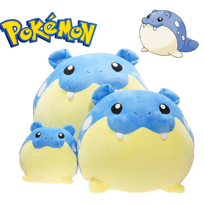 

TAKARA TOMY Pokemon Spheal плюшевая кукла 3 размера Kawaii аниме периферия 16 см 33 см 45 см милая мягкая игрушка прекрасный подарок для детей