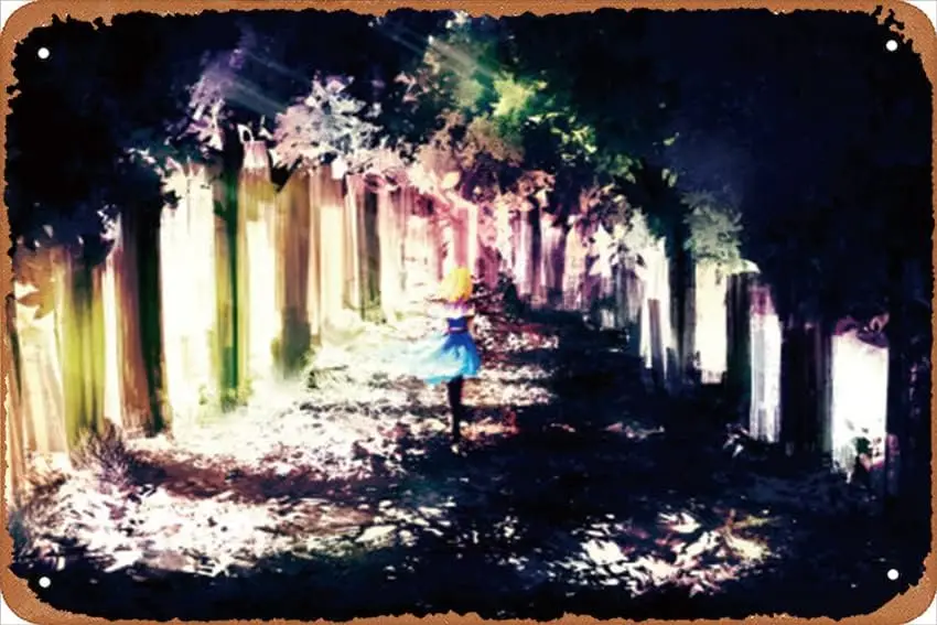 Durarara Kida Masaomi Ryuugamine Mikado Sonohara Anri Sturluson Selty Anime、Comics、Cartoon 、Movie Poster 8x12 Inch Metal Vintage