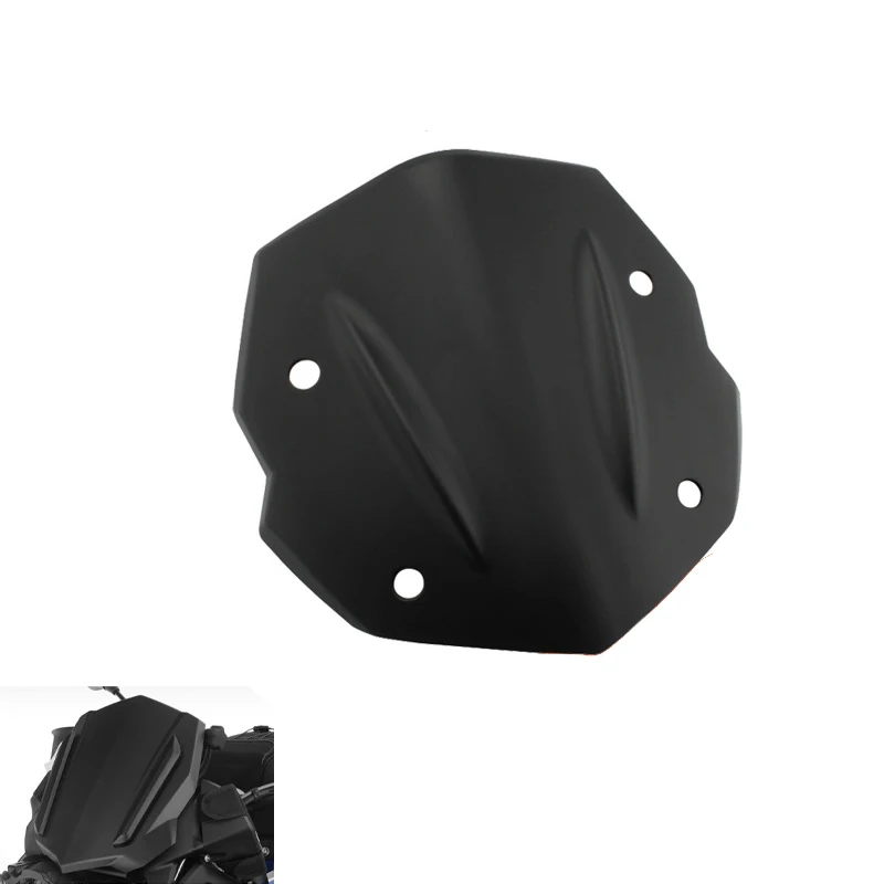 

1Pc Black Motorcycle Front Windshield Windscreen Airflow Wind Deflector for BMW R1250GS HP 2018-2020 Adventure ABS Plastic
