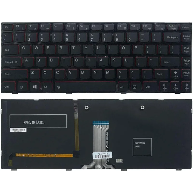 Сменная Клавиатура для ноутбука с подсветкой Lenovo IdeaPad Y400 Y400N Y410P Y430P 25205348