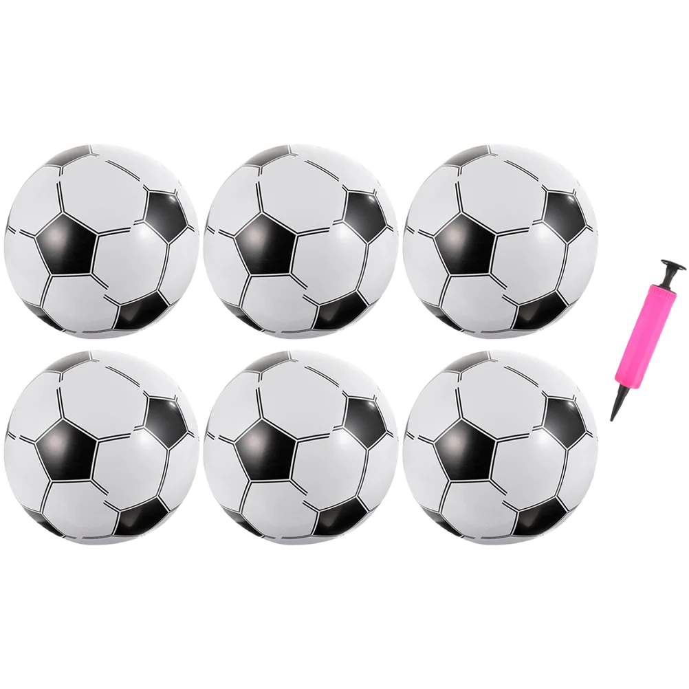 

1 Set of Inflatable Balls for Swimming Pool Funny Balls Summer Beach Balls with Air Pump