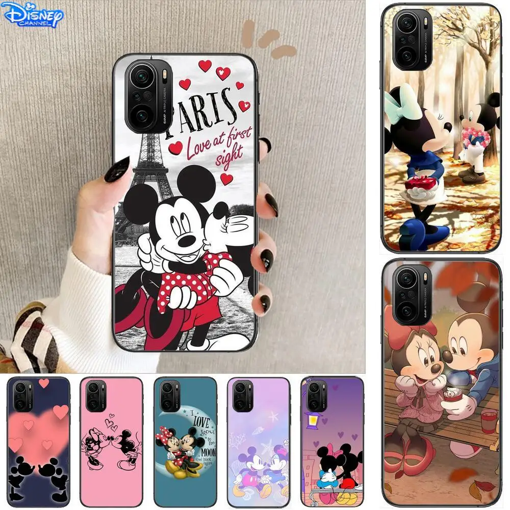 

disney cute mickey mouse Phone Case For xiaomi redmi POCO F1 F2 F3 X3 Pro M3 9C 10T Lite NFC Black Cover Silicone Back Prett mi