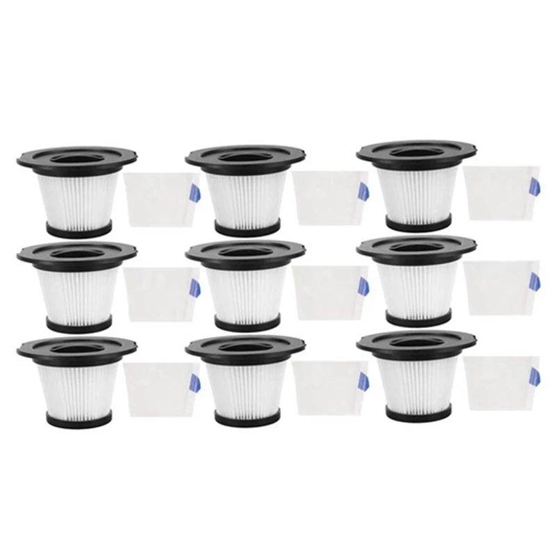 

9Pcs Replacement HEPA Filter Compatible for MOOSOO K17 Cordless Vacuum Accessories