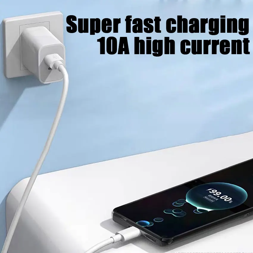 USB-кабель типа C 120 Вт 10 А для быстрой зарядки