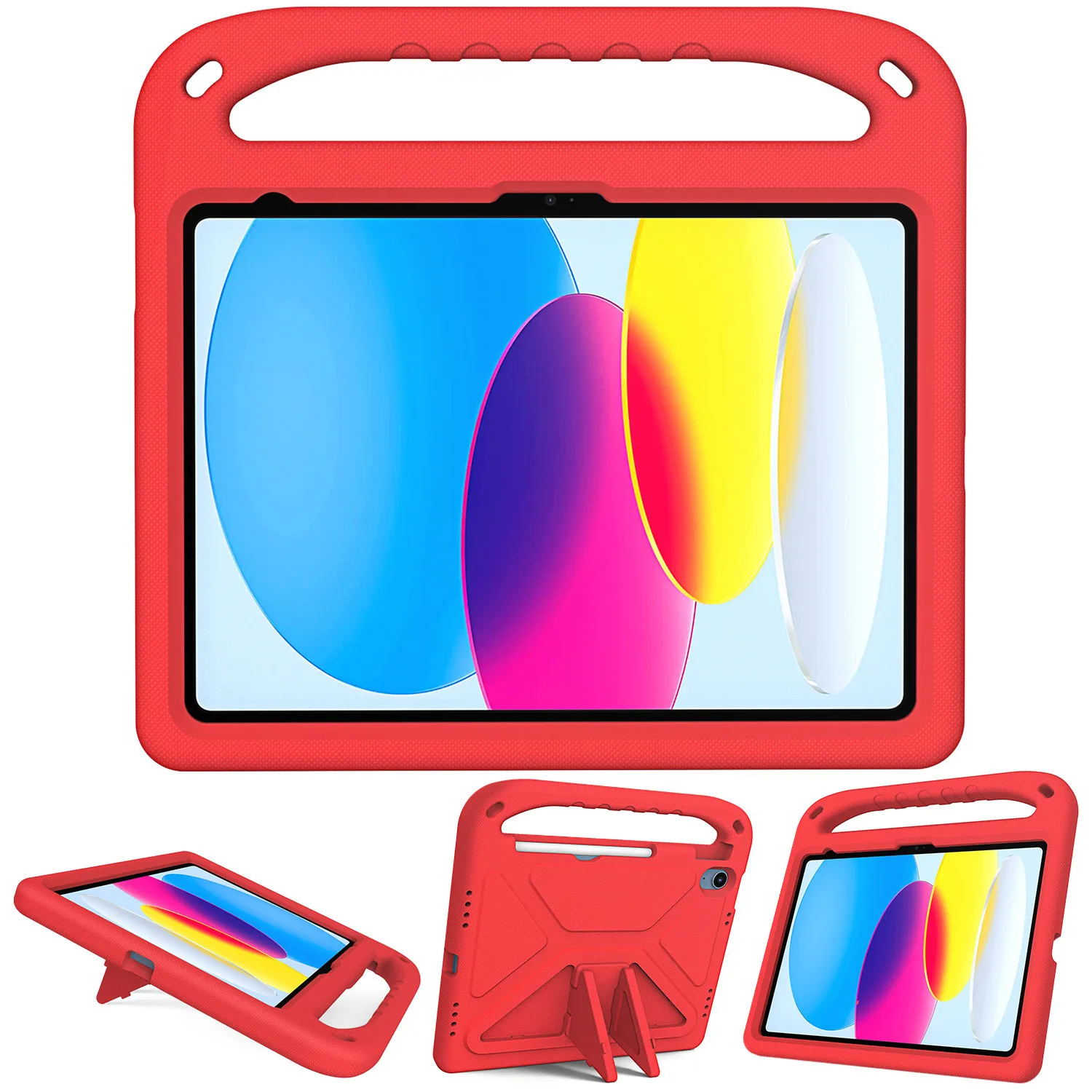 

For iPad 10th 10 th 2022 10.9 A2757 A2696 EVA kids Stand Case For New iPad 10 2022 10th Generation A2696 Hand Holder Case