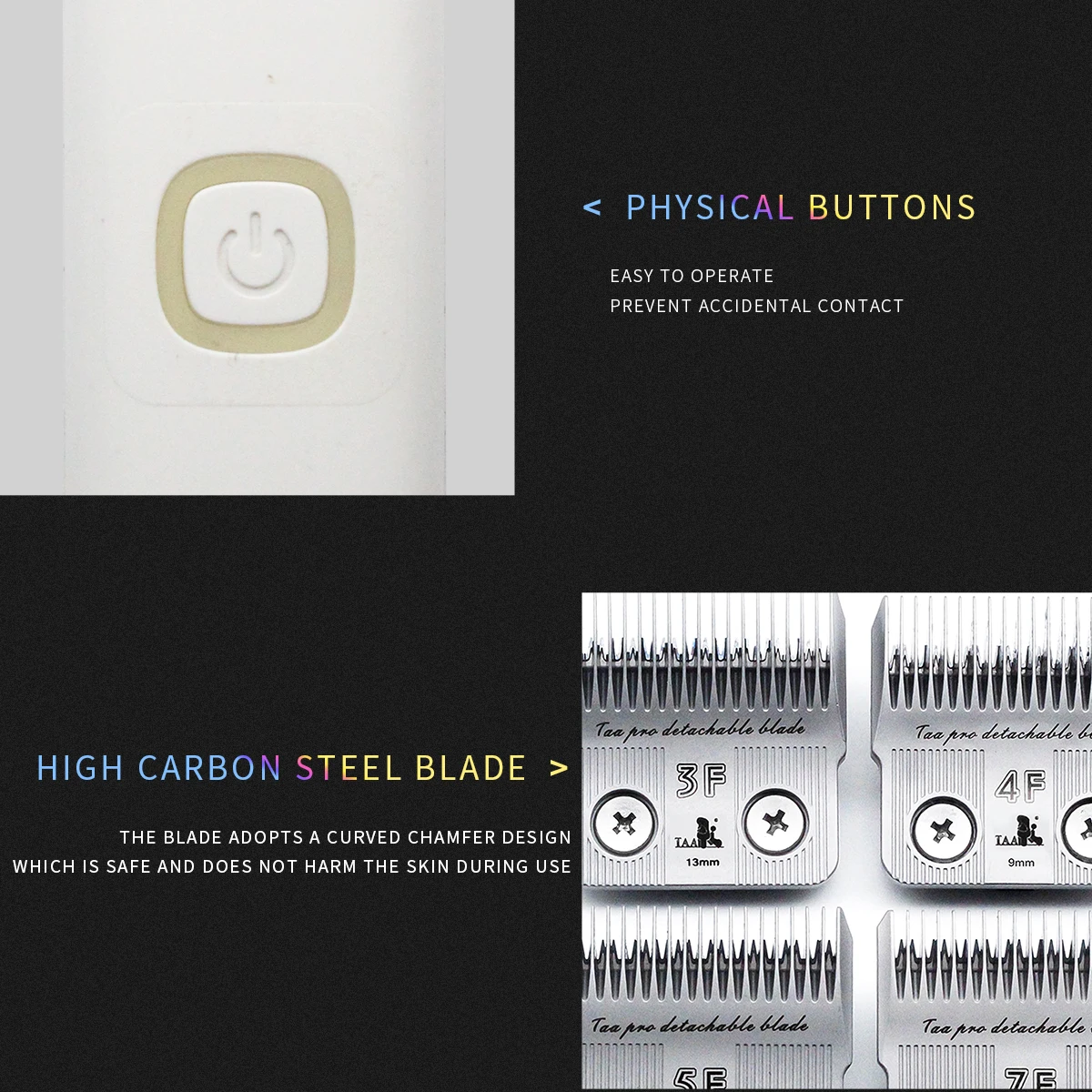 Набор электрических машинок для стрижки собак TAA T1 профессиональная машинка