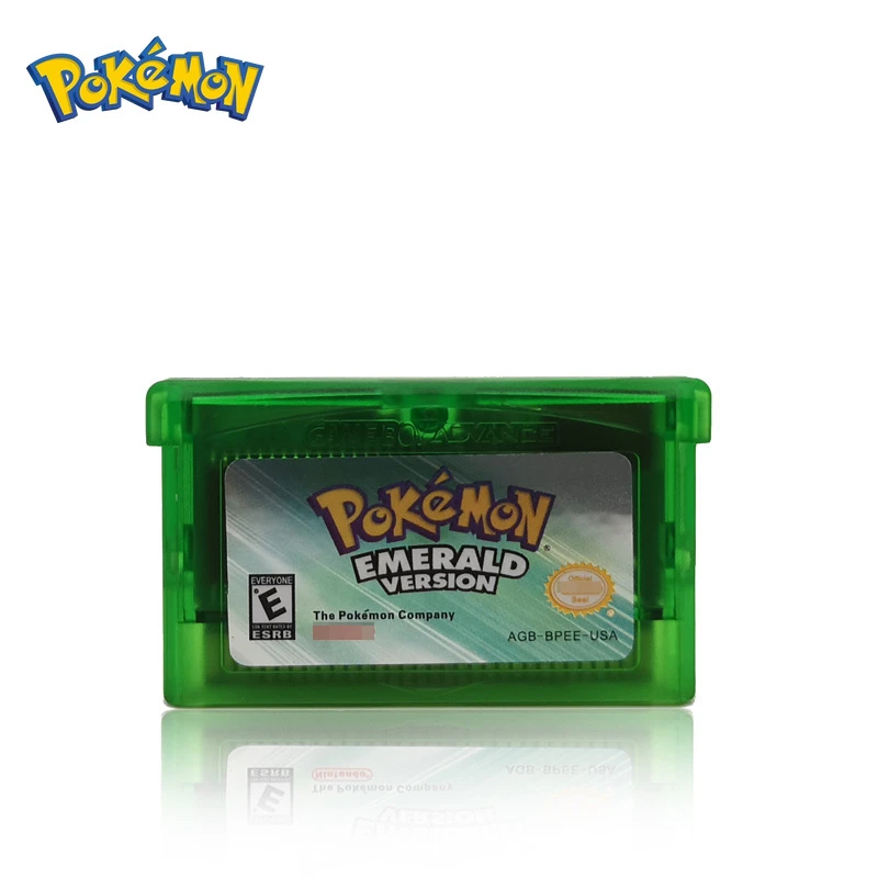 Игровая картридж для видеоигр серии Pokemon GBA консоли английская Коллекция