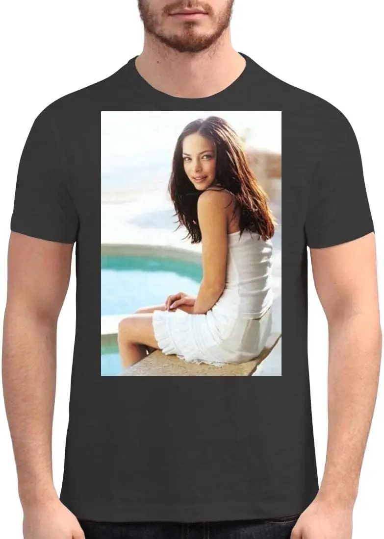 Kristin Kreuk — мужская футболка с мягким рисунком PDI # PIDP62698